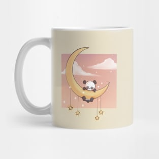 Panda on Moon Mug